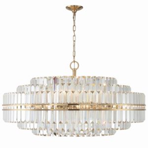 Crystorama - HAY-1409-AG - 32 Light Chandelier - Hayes - Aged Brass