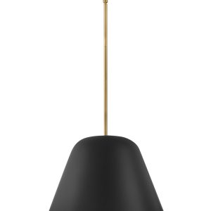 Lark - 83707LCB-BK - LED Pendant - Madi - Lacquered Brass