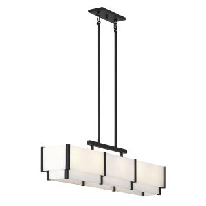 Savoy House - 1-2330-5-50 - Five Light Linear Chandelier - Orleans - Black Cashmere