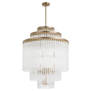 Cyan - 11676 - 18 Light Chandelier - Nobel - Aged Brass