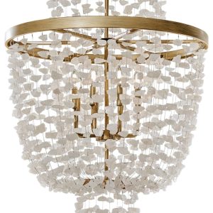Metropolitan - N6897-898 - Eight Light Pendant - Stonybrook by Robin Baron - Harvest Gold