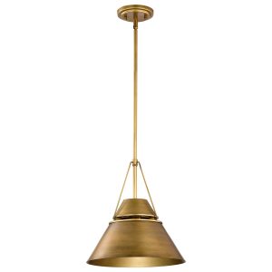 Nuvo Lighting - 60-7776 - One Light Pendant - Adina - Natural Brass