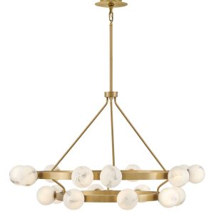 Fredrick Ramond - FR41905LCB - LED Chandelier - Selene - Lacquered Brass