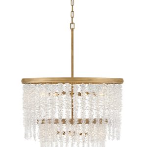 Fredrick Ramond - FR41495BNG - LED Chandelier - Rubina - Burnished Gold