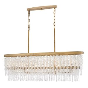 Fredrick Ramond - FR41496BNG - LED Linear Pendant - Rubina - Burnished Gold