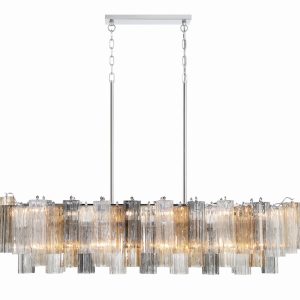 Crystorama - ADD-317-CH-AU - 14 Light Chandelier - Addis - Polished Chrome