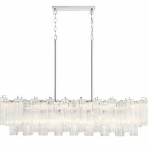 Crystorama - ADD-317-CH-CL - 14 Light Chandelier - Addis - Polished Chrome