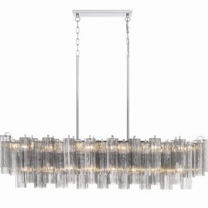 Crystorama - ADD-317-CH-SM - 14 Light Chandelier - Addis - Polished Chrome