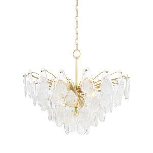 Hudson Valley - 8315-AGB - 15 Light Chandelier - Darcia - Aged Brass