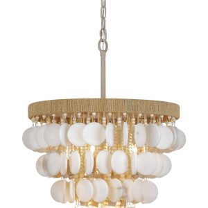 Metropolitan - N1917-759 - Eight Light Pendant - Aurelia's Cove - Autumn White