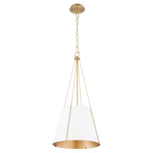 Quorum - 862-1-0880 - One Light Pendant - Denise - Studio White