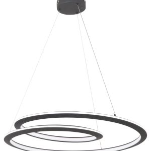 George Kovacs - P1970-066-L - LED Pendant - Infinite - Sand Coal Black