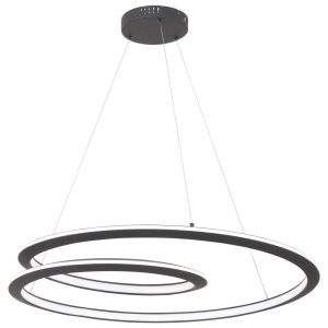 George Kovacs - P1971-066-L - LED Pendant - Infinite - Sand Coal Black