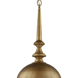 Forty West - 70655 - One Light Pendant - Hopper - Antique Gold