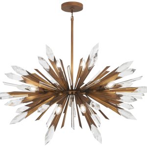 Metropolitan - N1948-739 - 12 Light Pendant - Elsa - Painted Gold