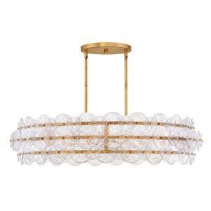 Fredrick Ramond - FR30124DA - LED Chandelier - Rene - Distressed Brass