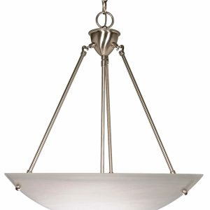 Nuvo Lighting - 60-370 - Three Light Pendant - Pendants Brushed Nickel - Brushed Nickel