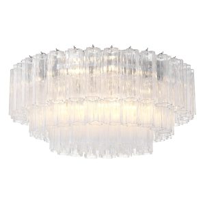 Crystorama - ADD-331-CH-CL - 16 Light Flush Mount - Addis - Polished Chrome