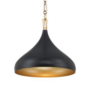 Minka-Lavery - 3931-876 - One Light Pendant - Cedar Lane - Dark Matte Black