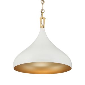 Minka-Lavery - 3931-879 - One Light Pendant - Cedar Lane - Off White Cream