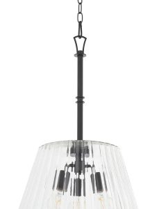 Quorum - 8803-3-59 - Three Light Pendant - Lawton - Matte Black