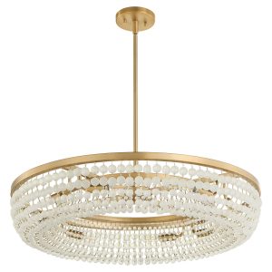 Cyan - 11944 - Eight Light Chandelier - Ophelia - Aged Brass