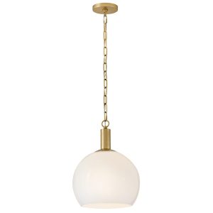 Lark - 84287LCB - LED Pendant - Rivi - Lacquered Brass