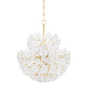 Hudson Valley - 5613-VGL - 13 Light Chandelier - Barrytown - Vintage Gold Leaf