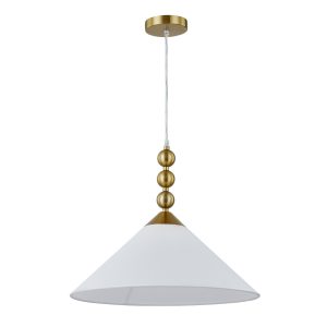Forty West - 10314 - One Light Pendant - Ashby - Golden Brass