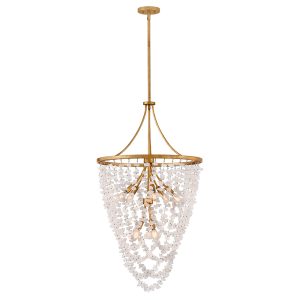 Fredrick Ramond - FR41596DA - LED Chandelier - Myra - Distressed Brass