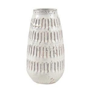 Atlas - AC11491-01 - Vase - Muriel - Aged White Glazed