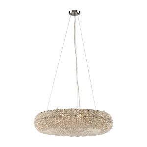Atlas - CL11140-CH - Ten Light Chandelier - Crystal Ring - Polished Chrome