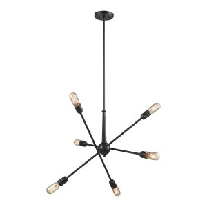 Atlas - CL11148-BZ - Six Light Chandelier - Delphine - Oil Rubbed Bronze