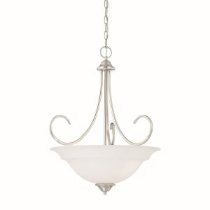 Atlas - SL891778 - Three Light Pendant - Bella - Brushed Nickel