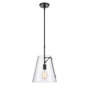 Atlas - CL11839-BK - One Light Pendant - Trustle - Matte Black