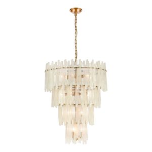 Atlas - CL11985-BS - 18 Light Chandelier - Brinicle - Aged Brass