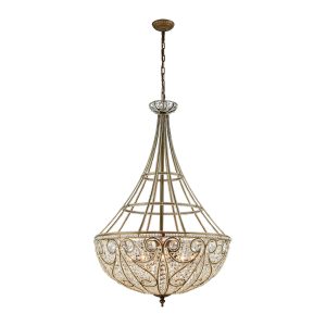 Atlas - CL12218-BZ - Ten Light Chandelier - Elizabethan - Dark Bronze