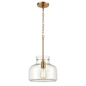 Atlas - CL12322-BS - One Light Pendant - Lola - Satin Brass