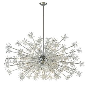 Atlas - CL12434-CH - 30 Light Chandelier - Snowburst - Polished Chrome