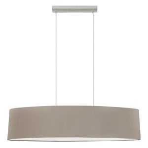 Eglo USA - 204256A - Two Light Pendant - Mandana - Matte Nickel