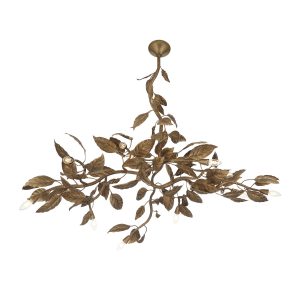 Metropolitan - N3527-736 - 11 Light Linear Chandelier - Seraphine - Weathered Gold