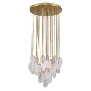 Metropolitan - N3676-732 - Six Light Pendant - Velisse - Legacy Brass