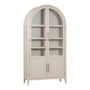 Bassett Mirror Company - 3311-LR-500 - Display Cabinet - Fynn - Light Grey Oak