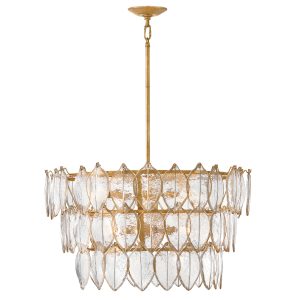 Fredrick Ramond - FR32604DA - LED Chandelier - Amira - Distressed Brass