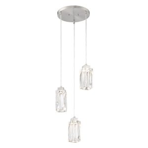 George Kovacs - P1873-084-L - LED Pendant - Putnam Place - Brushed Nickel