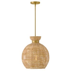Lark - 84164LCB - LED Pendant - Effie - Lacquered Brass