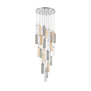 Crystorama - ADD-415-CH-AU - LED Pendant - Addis - Polished Chrome