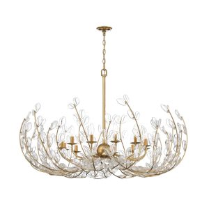 Crystorama - BGT-339-SG-CL - 12 Light Chandelier - Bridget - Soft Gold