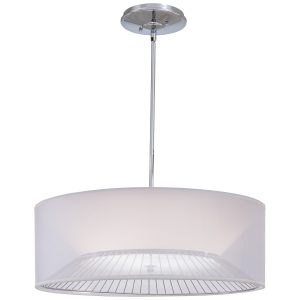 George Kovacs - P313-077 - Three Light Pendant - Bridge - Chrome