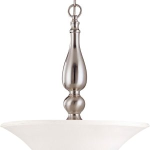Nuvo Lighting - 60-1828 - Three Light Pendant - Dupont - Brushed Nickel